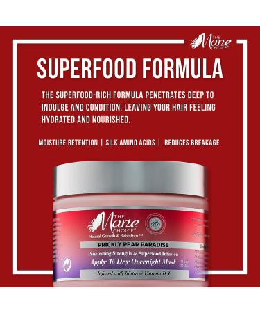 Mane Choice Prickly Pear Paradise Overnight Mask - 12oz | Nourishing Hair Treatment - Buy Online on GoSupps.com