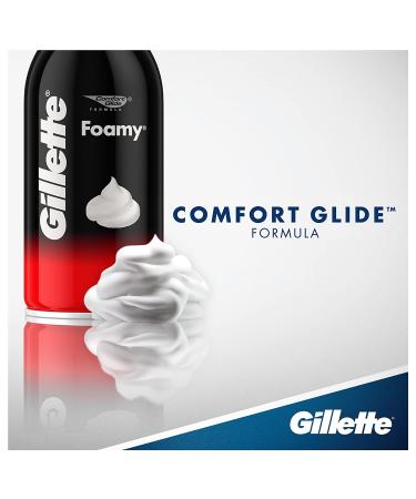 Gillette Foamy Regular Shaving Cream 11 oz (Pack of 12) - Bulk Savings - Buy Online on GoSupps.com