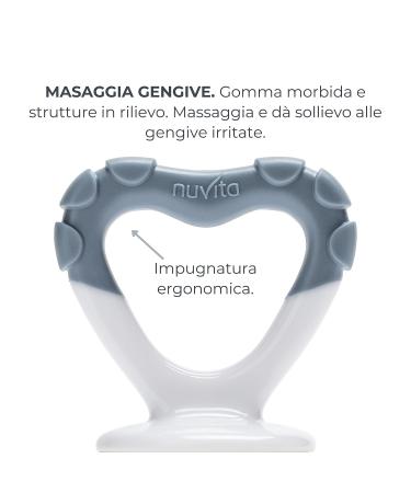 Nuvita 1417 Baby Feeding & Gum Massage 2-in-1 | Flavorillo Green - International Shipping Available - Buy Online on GoSupps.com