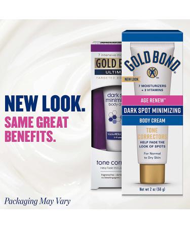Gold Bond Dark Spot Minimizing Body Cream 2 oz - No Bleaching Agents - Buy Online on GoSupps.com