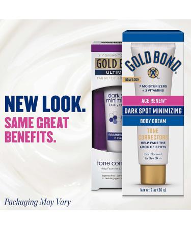 Gold Bond Age Renew Neck & Chest Firming Cream 2 oz. Clinically Tested Skin Firming Cream & Age Renew Dark Spot Minimizing Age Renew Body Cream 2 oz. With No Bleaching Agents - Buy Online on GoSupps.com