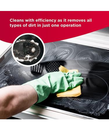 Nordicare Stove Top Cleaner Glass Ceramic - Induction Cooktop Polish & Protector 500ml - No Scrubbing Pad - Protective Film - Made In Denmark - Buy Online on GoSupps.com