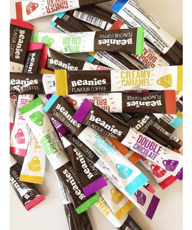 Beanies Flavoured Coffee Sticks - 100 Sticks in a Box | Delicious Coffee on the Go - Buy Online on GoSupps.com
