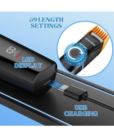 Barberboss Beard Trimmer and Hair Clippers Set - Men's Grooming Kit with Nose Trimmer - Waterproof Design (QR-6052) - Buy Online on GoSupps.com