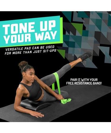 Elite Sportz Equipment Ab Mat - High Density Foam Sit Up Mat for Abs & Back Support - Buy Online on GoSupps.com