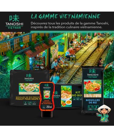 TANOSHI Vietnam - Dry Rice Noodles - For the Preparation of Nems Spring Rolls and B B n - 400 g - Buy Online on GoSupps.com