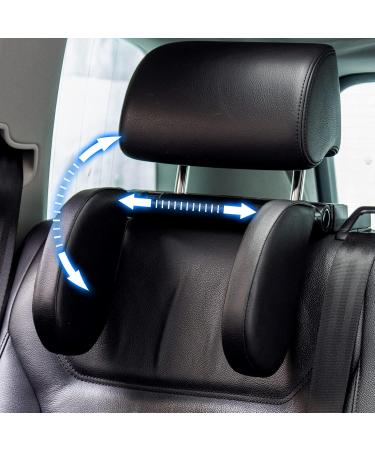 Buy Aidodo Adjustable Neck Pillow Car Headrest for Children - Leather Side Support with Telescopic Rod & Sliding Clips - Comfortable Travel Accessory - Buy Online on GoSupps.com