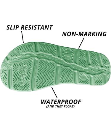 NUUSOL Unisex McCall Clog - Non-Slip Hiking Footwear for Plantar Fasciitis | Soft Lightweight Comfortable with Arch Support - Sage Green Sizes 6W/5M - Buy Online on GoSupps.com