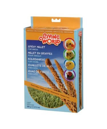 Living World 82477 Spray Millet for Birds 500gm 17.5-Ounce 500 g (Pack of 1)