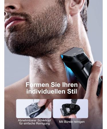 11-in-1 Beard Trimmer and Hair Clippers Men's Grooming Kit - Light Black - Buy Online on GoSupps.com