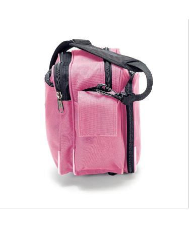 Mini Home Health Shoulder Bag | Waterproof 600D Material | Fold-Down Compartment | Adjustable Straps | Chic Pink Design | 10x7x9.5 inch - Buy Online on GoSupps.com