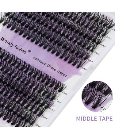 Buy Individual Eyelashes 240 PCs - C Curl Mix 12-16mm DIY Cluster Eyelash Extensions | Perfect for At-Home Use - Buy Online on GoSupps.com