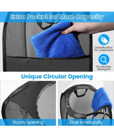 Laundry Hamper (Black) - Buy Online on GoSupps.com