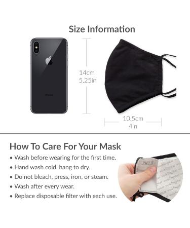 Weddingstar Pack of 3 Washable Face Masks - Reusable Adult Masks with Filter Pocket in Watercolor Pink - International Shipping Available - Buy Online on GoSupps.com