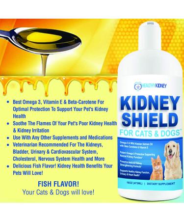 Kidney Support Supplement for Dogs and Cats - Promotes Normal Kidney Function, Detox, and Urinary Tract Health - Enhance Your Pet's Kidney Health Today! - Buy Online on GoSupps.com