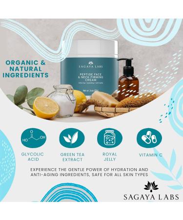 Anti-Aging Facial Cream with Peptides | Firming Face & Neck Cream for Youthful Skin - Shop Internationally - Buy Online on GoSupps.com