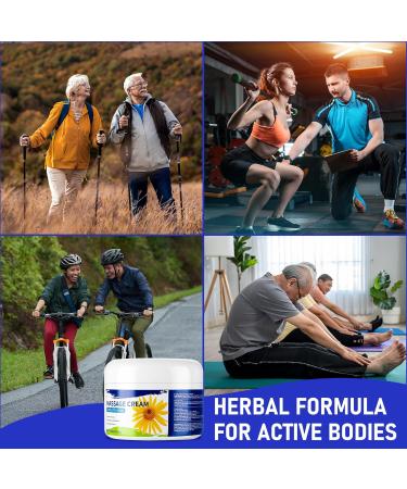 Trihood Arnica Massage Cream for Sore Muscles Deep Tissue Massage Lotion with Natural Botanical Extracts Non-Greasy Muscle Cream for Back Neck & Shoulders Moisturizing Body Massage Creams - Buy Online on GoSupps.com