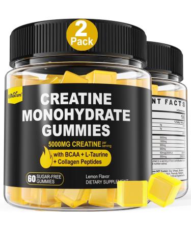 EnvyCure 2 Pack Creatine Monohydrate Gummies with Magnesium Complex Capsules - Buy Online on GoSupps.com