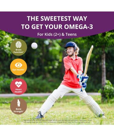 Omega 3 Gummies & Probiotic Gummies Bundle - Brain Growth Eye Health Digestive Support in Kid-Friendly Gummies - Buy Online on GoSupps.com