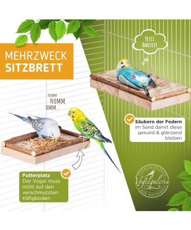 9-Piece Bird Cage Accessory Set for Budgies & Small Birds | Ideal for Species-Appropriate Care - Buy Online on GoSupps.com