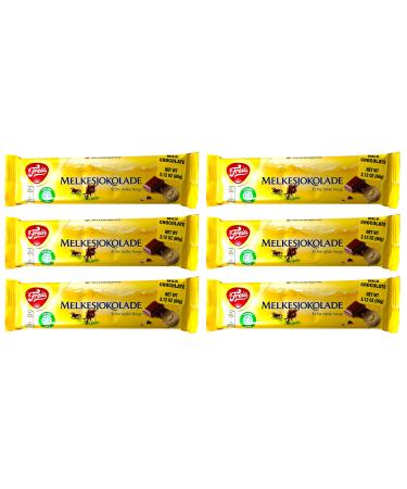 Freia Milk Chocolate Bars From Norway - 2.12 Ounce (60 grams) Each - Pack of 6