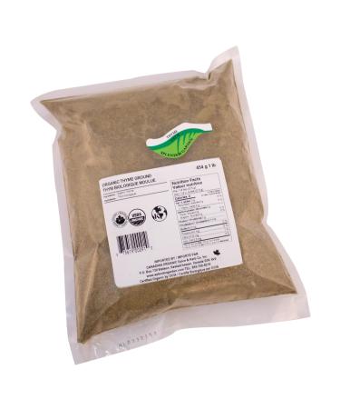Splendor Garden organic Thyme Ground 454.0 Gram 454 g (Pack of 1)
