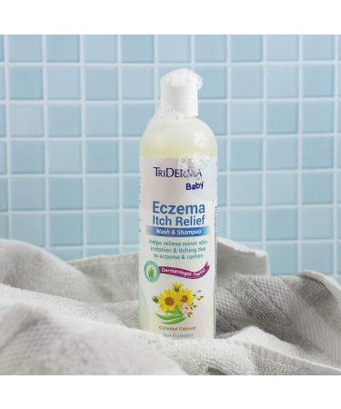 Baby Eczema Itch Relief Wash & Shampoo 12oz - Soothes & Nourishes Delicate Skin - Buy Online on GoSupps.com