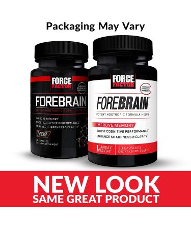 Force Factor Forebrain - 30 Capsules for Enhanced Focus & Mental Clarity - Buy Online on GoSupps.com