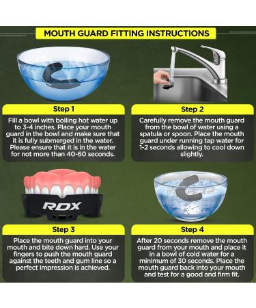 RDX Mouth Guard  Gum Shield  Mouth Guard for Boxing MMA Kickboxing Muay Thai  Mouth Protector with Storage Case  Mouth Protector Used in Hockey Judo Karate Rugby Football Soccer  Adult Above 12 Years Green Adult Above 12 Year - Buy Online on GoSupps.com