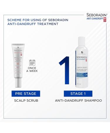 Seboradin Anti-Dandruff Shampoo with Piroctone Olamin and Thymol Effective Prevention and Recurrence of Oily and Dry Dandruff 200 ml - Buy Online on GoSupps.com