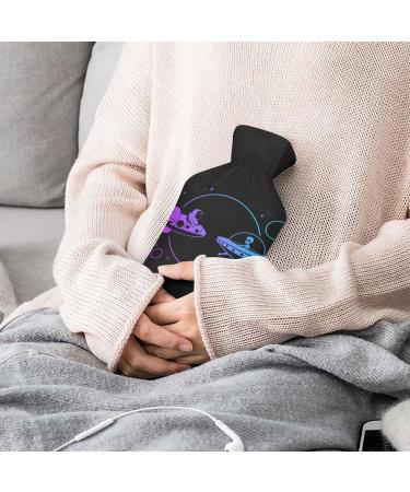 Buy Alien Space Hot Water Bottle with Plush Cover - Hand Warmer for Adults & Kids | 26.5x15.3cm - International Shipping Available - Buy Online on GoSupps.com