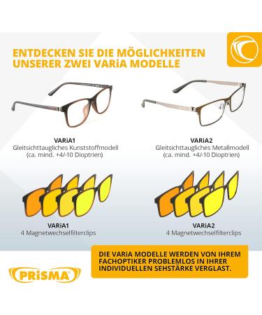 Buy Prism Varia 1 Blue Light Magnet Front Filter - EASY90 for Gaming & TV - Varia1 Glasses Frame - VA1M702 08 - Buy Online on GoSupps.com