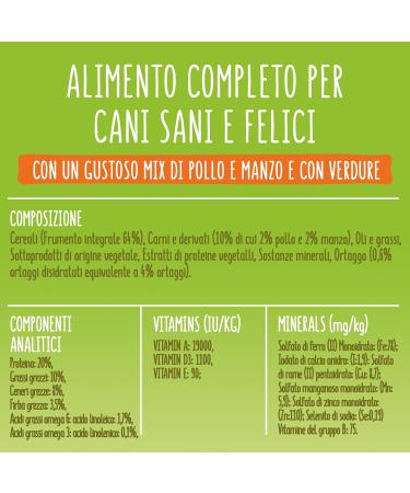 Purina Friskies Balance Dog Food with Chicken and Added Vegetables 6 x 1.5 kg Cans - Buy Online on GoSupps.com