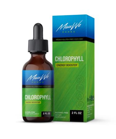 Chlorophyll Liquid Drops - Natural Dietary Supplement with Organic Sodium Copper Chlorophyllin Extract - Support Immune System & Boost Energy - Non-GMO Formula (2 fl oz) 2 Fl Oz (Pack of 1)