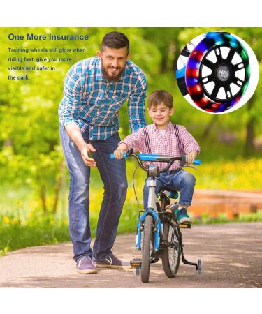 Buy PWSAP Bicycle Support Wheels - Adjustable Stabilizers for 12-20 Inch Kids' Bikes - Black Training Wheels for Safe Riding - Buy Online on GoSupps.com