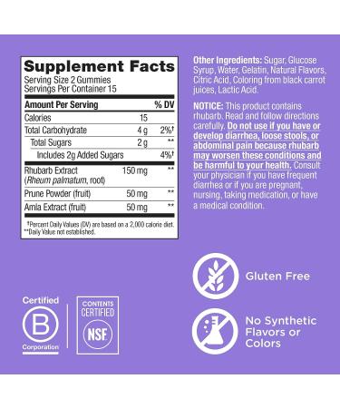 OLLY Keep it Moving Constipation Relief Supplement - 30ct Plum Berry Flavor - Buy Online on GoSupps.com
