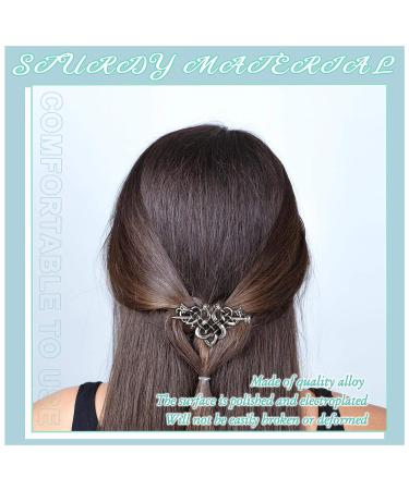 Viking Celtic Hair Clips Set - Silver Hair Stick with Celtic Knot Design for Women - Buy Online on GoSupps.com