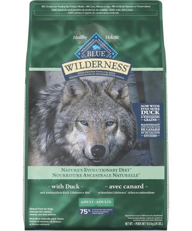 Blue Buffalo Wilderness More Meat & Wholesome Grains Natural Dry Dog Food Duck 24lb & Wilderness High Protein Grain Free Natural Adult Dry Cat Food Salmon 4.9 Kg Bag - Large Bag Kibble FOOD + PET_FOOD 840243127399 More Meat Wholesome Grains - Buy Online on GoSupps.com