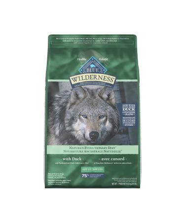 Blue Buffalo Wilderness More Meat & Wholesome Grains Natural Dry Dog Food Duck 24lb Duck More Meat Wholesome Grains