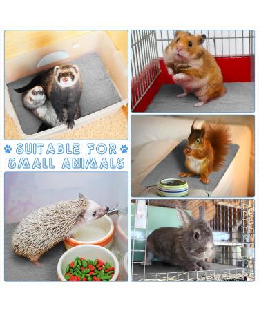Waterproof Guinea Pig Blankets Washable Small Animal Pee Pad Pet Blanket Sleep Bedding Mats Absorbent Guinea Pig Cage Liner Reusable Pet Sleep Mat Pad Cover (11 x 12 Inch Gray) 11 x 12 Inch Grey - Buy Online on GoSupps.com