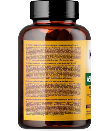 ASHWAGANDHA 800 mg 180 G lules | Extrait 10:1 avec Poivre Noir (Pip rine) | Adaptog ne & Nootropique Naturel pour le Stress le Cortisol et l nergie Mentale Kinoko Life - Buy Online on GoSupps.com