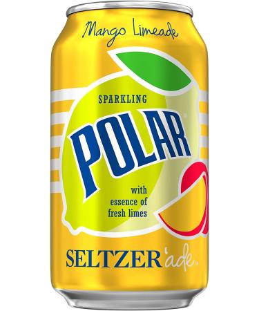 Polar Mango Limeade Seltzer'ade 12 fl oz. (Pack of 8) - Buy Online on GoSupps.com