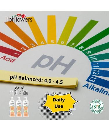 HOT FLOWERS Shea Butter Feminine Wash - pH Balanced for Intimate Care - Gynecologist Tested - 4.4 oz - Buy Online on GoSupps.com