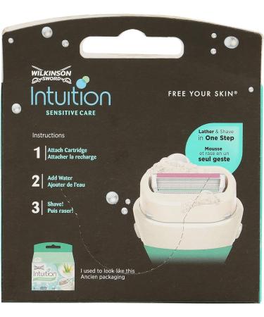 Wilkinson Intuition Sensitive Care Razor Blades 4 Pack - Premium Spare Parts for Smooth Shaving - Buy Online on GoSupps.com