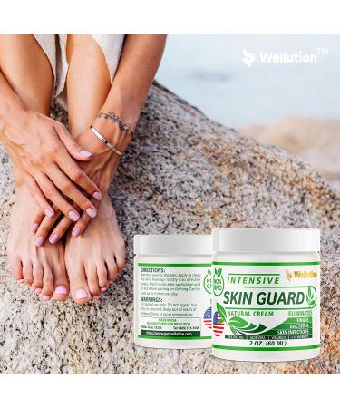 Wellution Skin Guard Cream with Tea Tree Oil, Aloe Vera & Vitamin E - Supports Body in Fighting Pathogens - Buy Online on GoSupps.com
