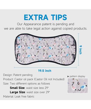 Langsprit Reusable Castor Oil Pack Compress - Liver Detox, Aid Sleep, Constipation Relief - Large, Patent Pending - Suitable for Unisex - Buy Online on GoSupps.com