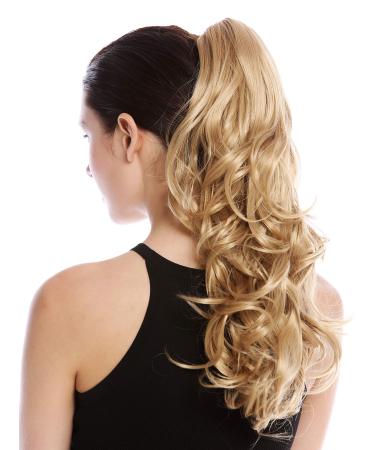 WIG ME UP - SP-31-AV-24B hairpiece braid ponytail long slightly curly light blonde golden blonde 45 cm golden blonde (24B)
