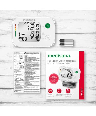 Medisana BW 335 Wrist Blood Pressure Monitor - Accurate Measurement Memory Function & Irregular Heartbeat Display for Health Monitoring - Buy Online on GoSupps.com