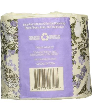 Natural Value 100% Recycled Bathroom Tissue - 48 Rolls, 500 2-Ply Sheets Each - Buy Online on GoSupps.com