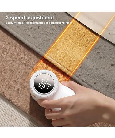 Mumusuki Electric Lint Remover - Handheld Fabric Shaver with Large Blades Suction System 1200mAh Battery Three Speeds & Protective Mesh Cover - Portable & Extra Large for International Shipping - Buy Online on GoSupps.com